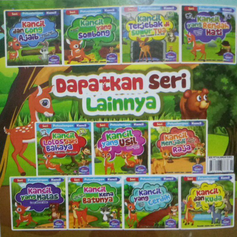 Buku Dongeng Cerita Petualangan Kancil Tidak Mencuri/Bilingual