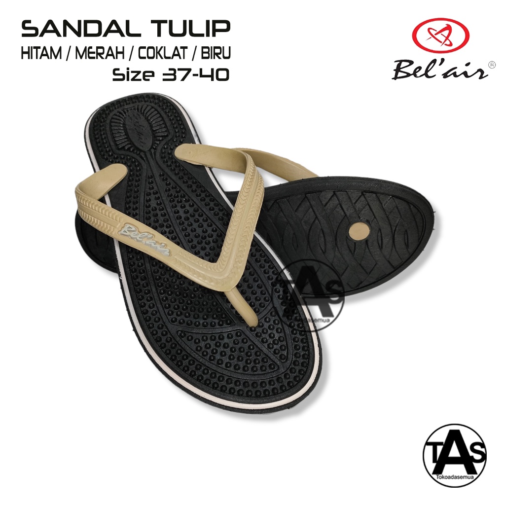 Sandal Japit Kesehatan/ Rematik wanita Tipe Tulip merk Bel Air Size 37-40