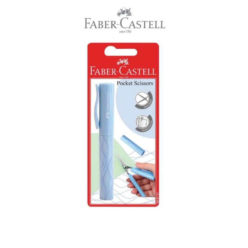 

Gunting Faber Castell Pocket Scissors