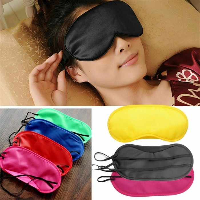 Penutup Mata Tidur Masker Penutup Mata Penutup Mata Polos Untuk Tidur Grosir