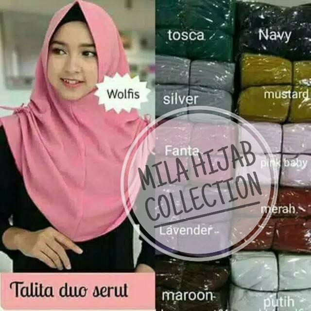 KHIMAR SERUT KANAN KIRI - HIJAB SERUT SAMPING