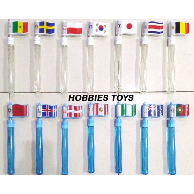 Mainan Gelembung Air Sabun Bubble Stick Balon Tiup Bendera Murah