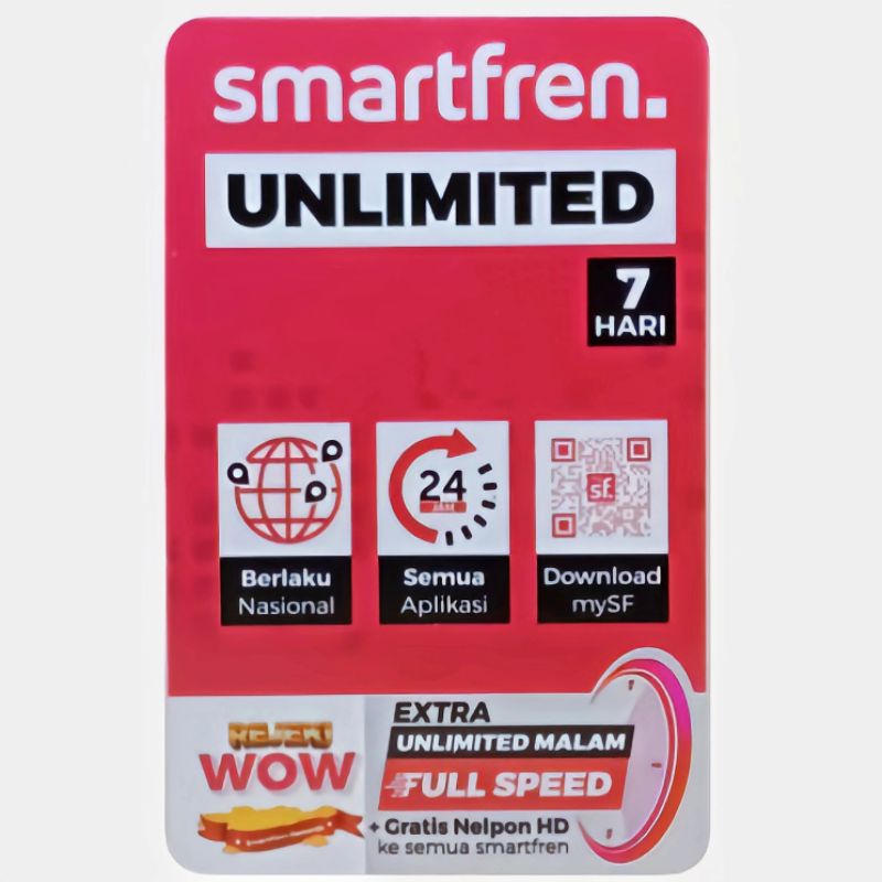 VCR SMARTFREN UNLIMITED 7 HARI