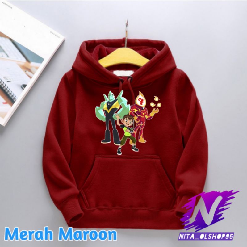 Hoodie Ben 10 hoodie anak ben10 kartun anak