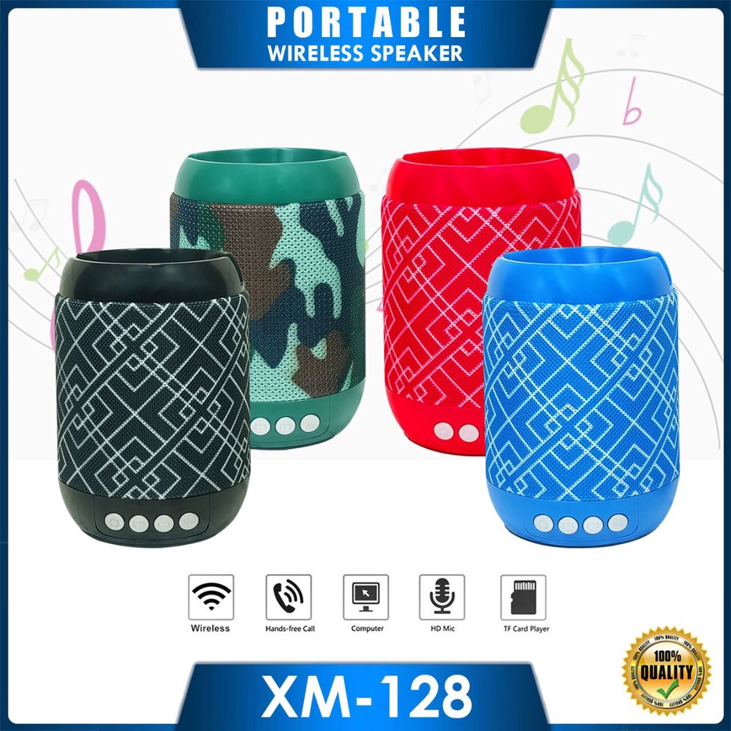 MINI Speaker Bluetooth ERRLY XM128 Wireless Portable Super Bass TG 128 High Quality