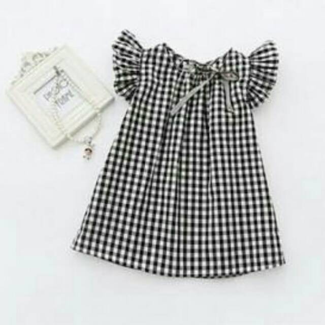 baju anak perempuan, baju kotak-kotak anak, blouse anak, blus anak, atasan kotak-kotak anak