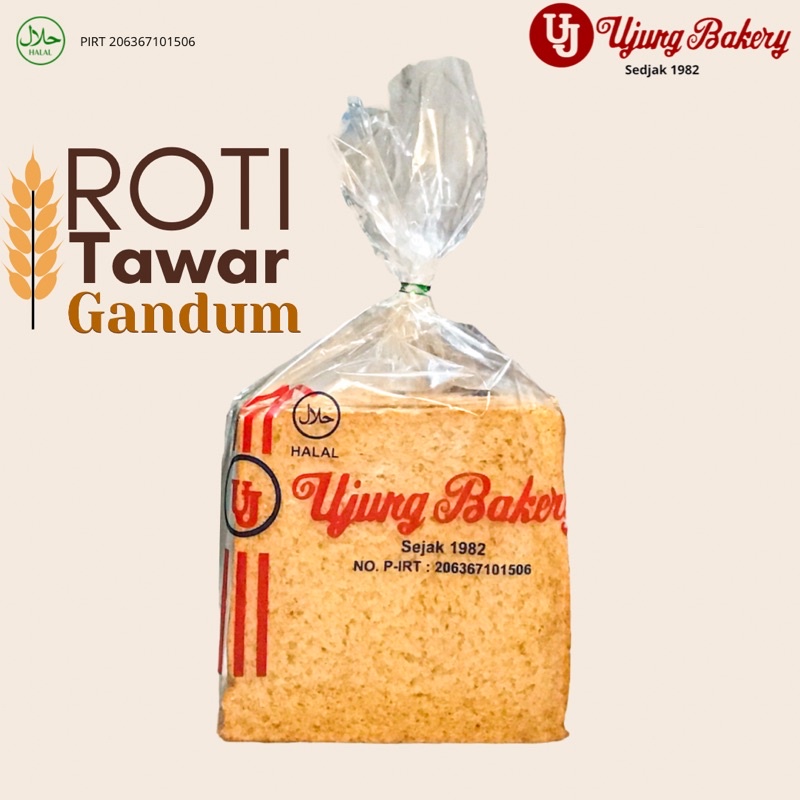 

Roti Tawar Gandum | 12 x 12 | 10 Slice