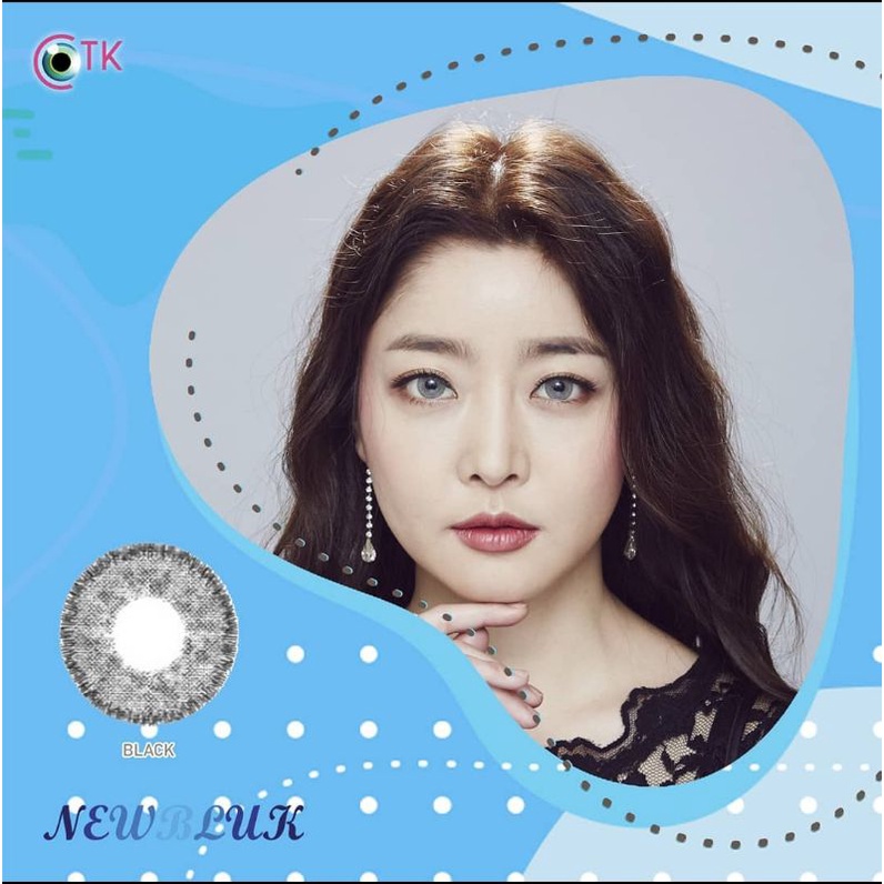 SOFTLENS NEWBLUK NORMAL &amp; MINUS (-0.50 S/D -3.00) BY CTK / 15MM / GRAY BROWN BLUE BLACK / Softlen Soflen Soflens