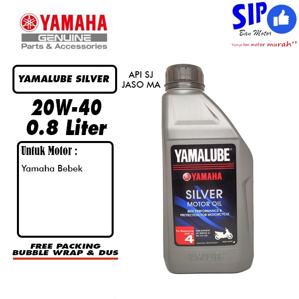 Oli Yamalube Silver 20W40 0.8L (800 ml)