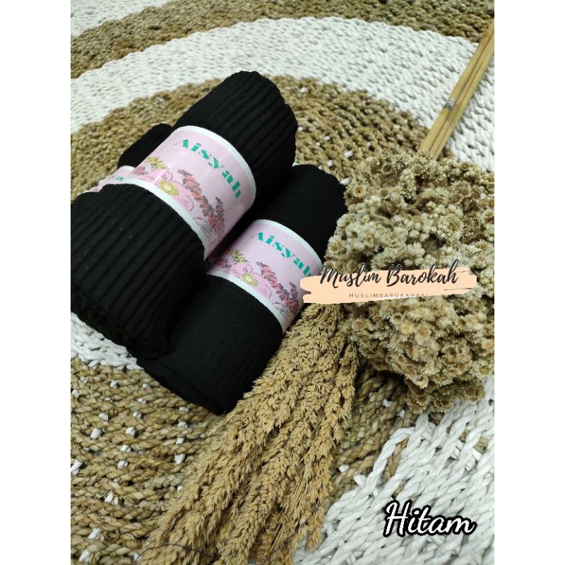 PASHMINA PLISKIT PLISKET PLEATED CERUTY BABYDOLL PREMIUM/ PASHMINA PLISKET LIDI CABANG/PLEATED SHAWL-Hitam