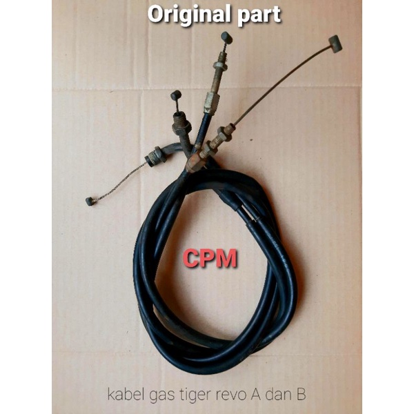 Kabel Gas Tiger revo set A dan B original lepasan motor PNP Tiger 1993-2006 bonus kabel cuk
