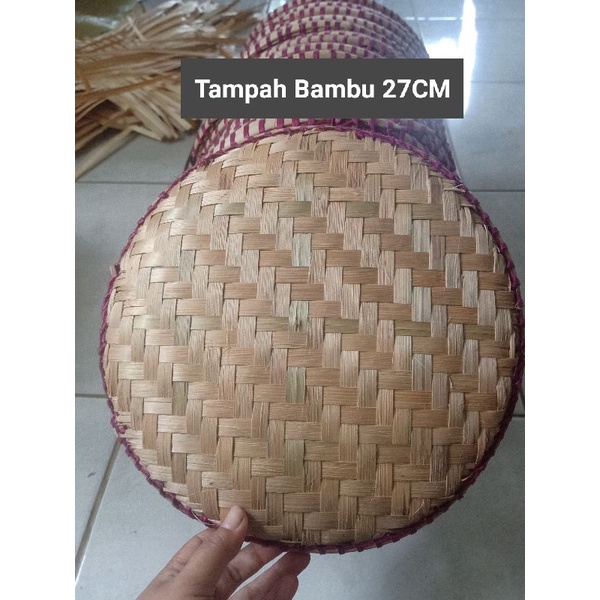 Tampah Bambu 27Cm Nyiru Bambu