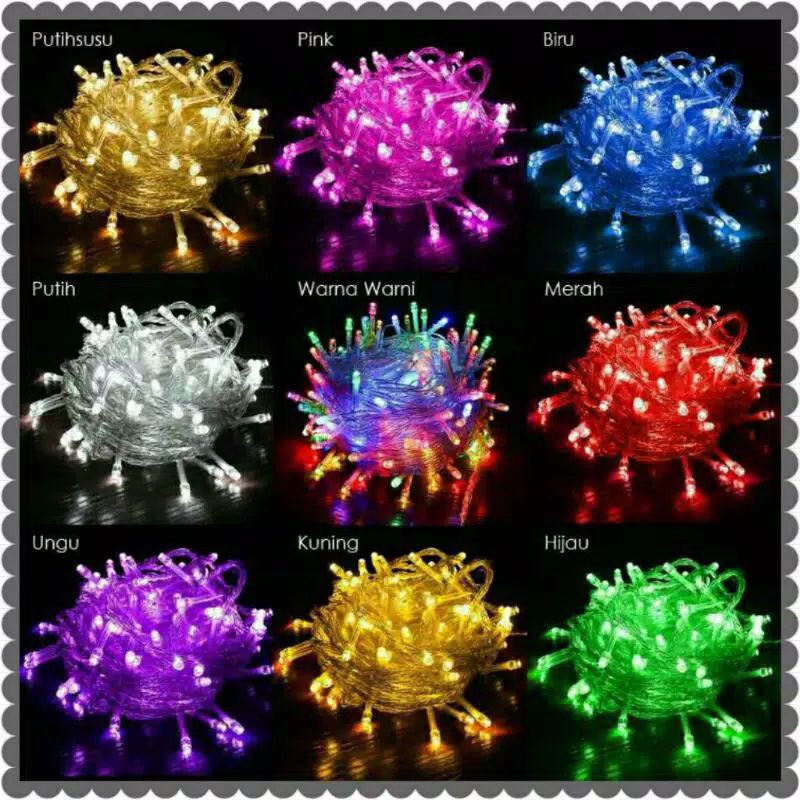 LAMPU HIAS LED 10 METER LAMPU NATAL
