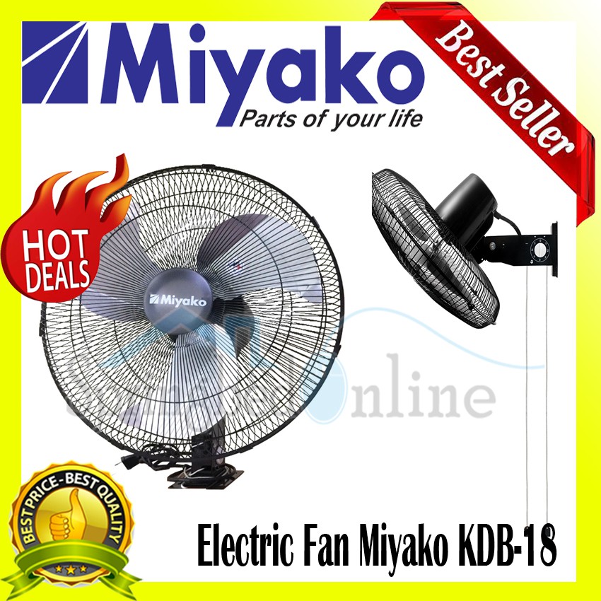 Electric Fan Miyako Wall Fan - KDB 18