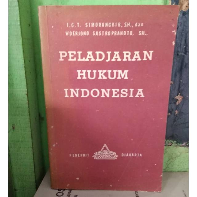 Peladjaran Hukum Indonesia - Simorangkir