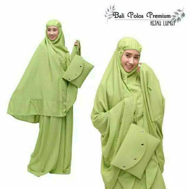 Mukena DEWASA BALI POLOS PREMIUM | Mukena Katun Rayon | Grosir Mukena MURAH