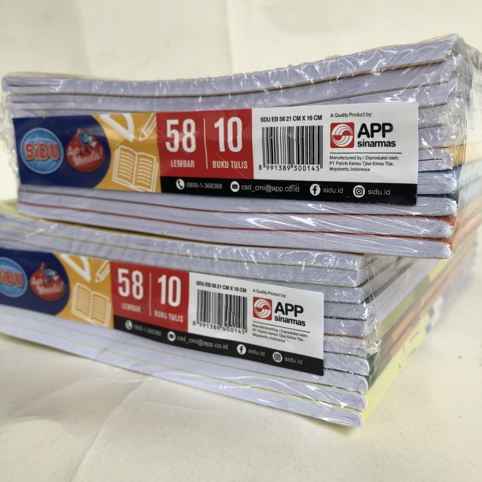 

(BISA COD) buku tulis Sinar Dunia 58 lembar