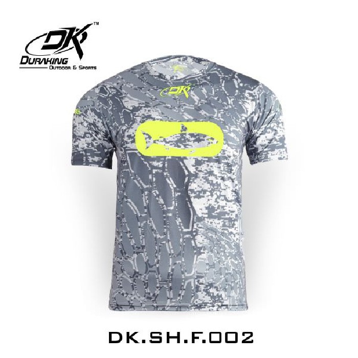 DK Fishing Jersey SS  Shark Camou Grey