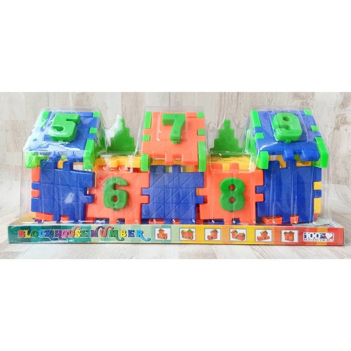 Mainan Edukasi Puzzle Block Rumah OTN-1058