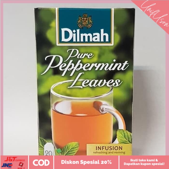 

⭐COD⭐ AD Teh Dilmah No Envelope 20 sachet Peppermint