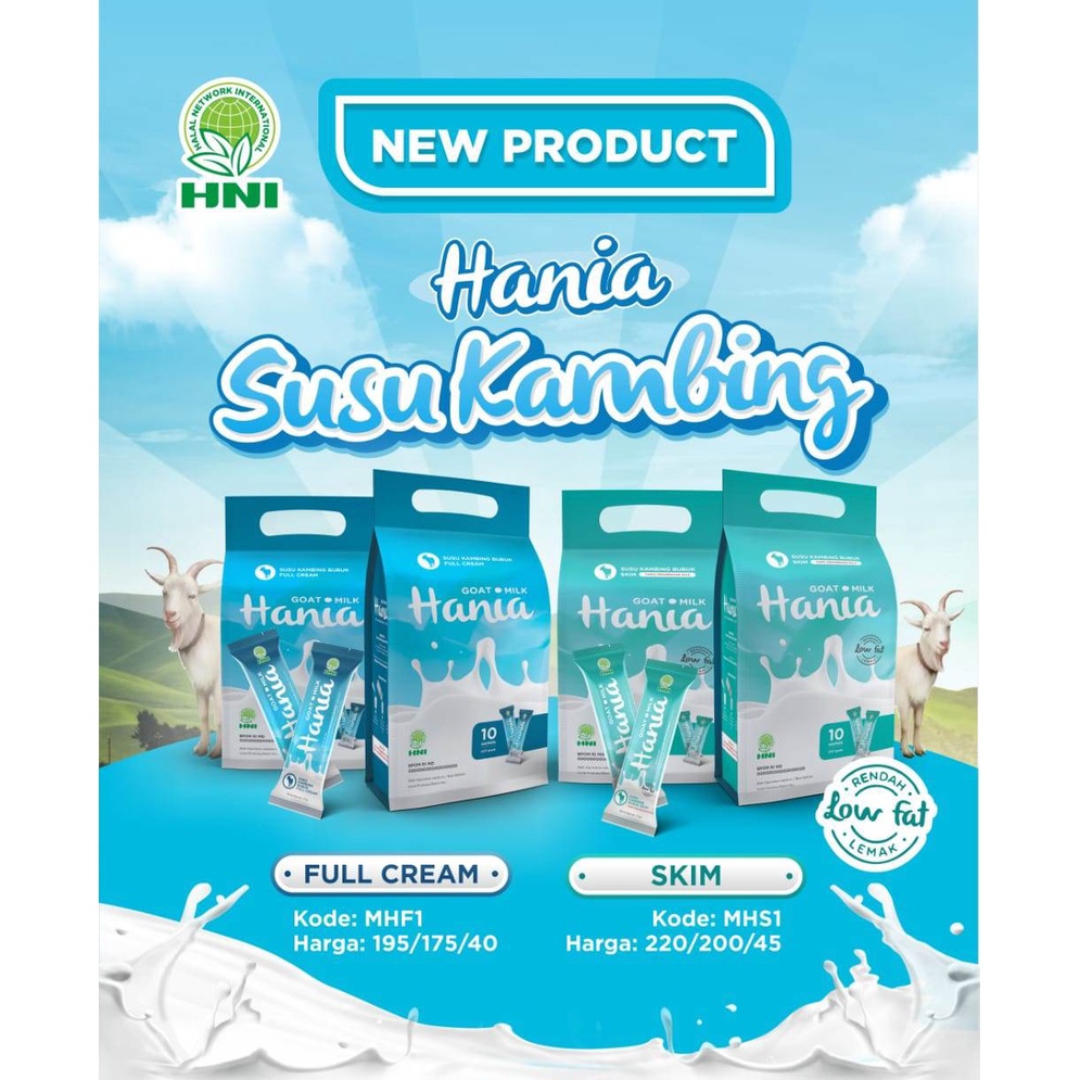 

[COD] New Susu Kambing EGM HANIA Tanpa Gula Ori untuk DIET