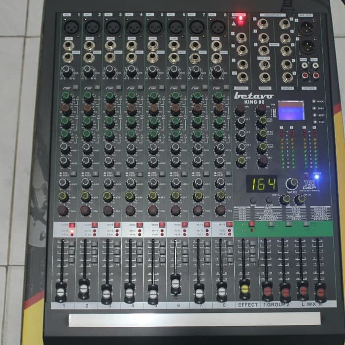 MIXER Mixing 8 Channel 8 ch Betavo KING 80 king80 USB Reverb