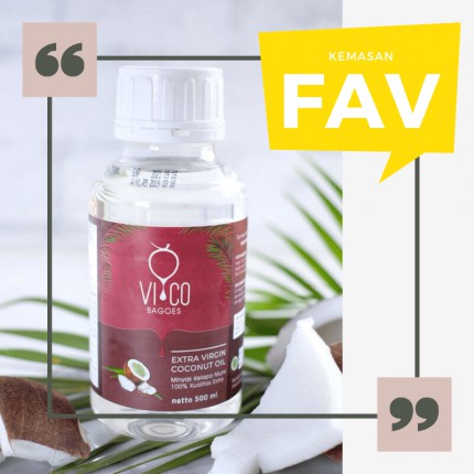 VCO MINYAK KELAPA MURNI 500 ml 350ml | VIRGIN COCONUT OIL | VICO BAGOES