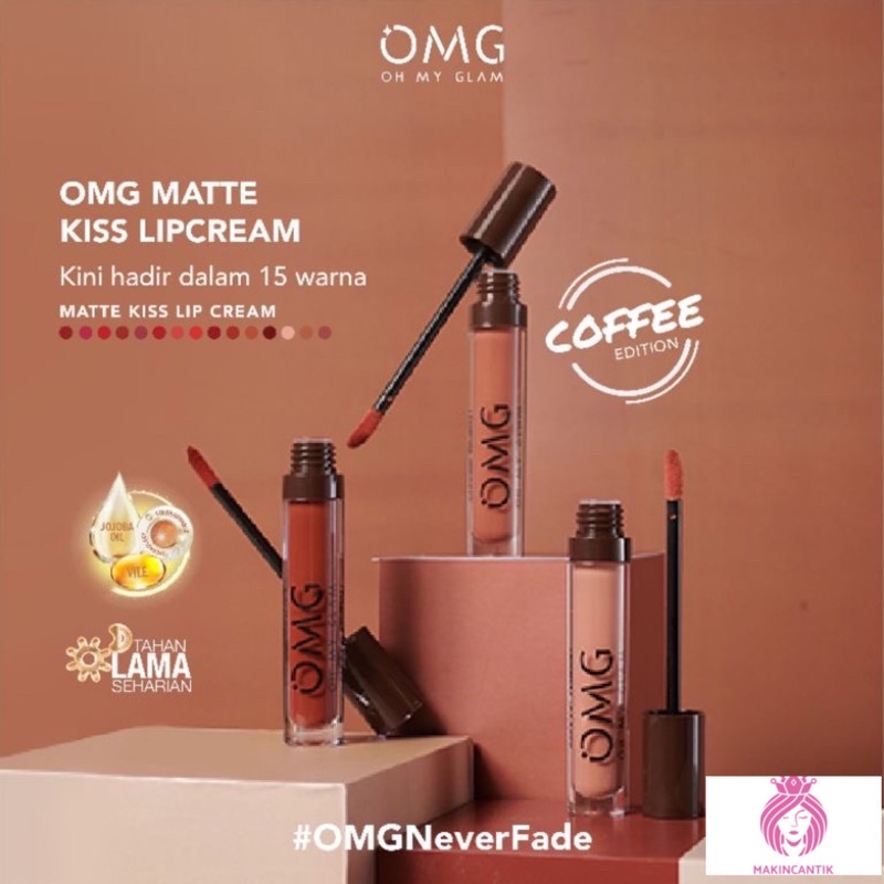 OMG Oh My Glam Matte Kiss Lip Cream