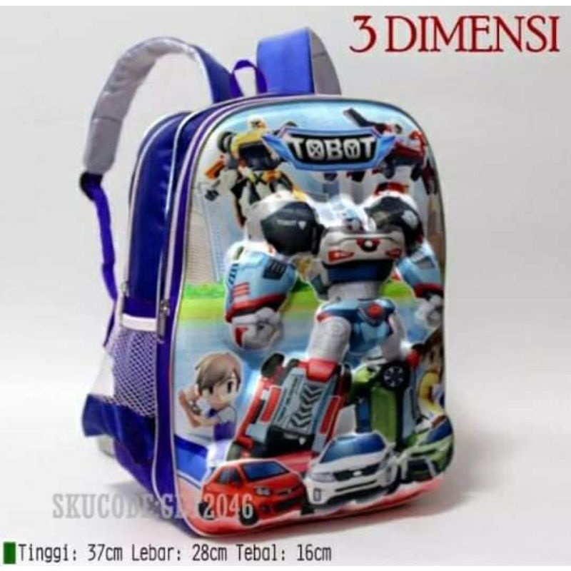 TAS RANSEL ANAK SD&amp;TK EMBOS 3D