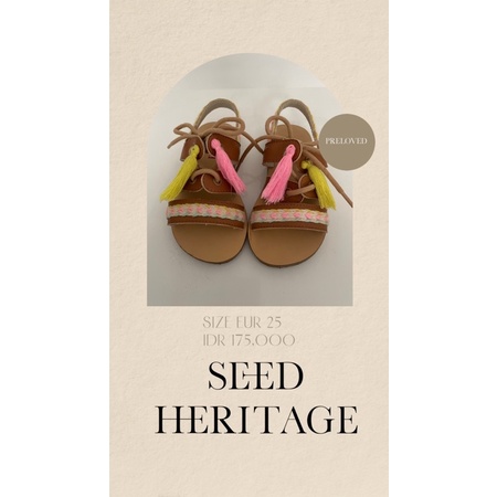 Strap Sandal Anak Seed Heritage