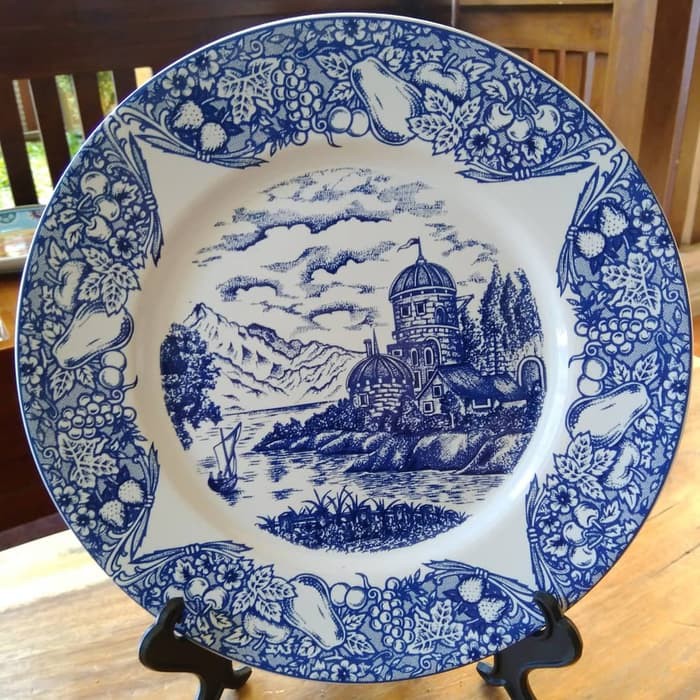 Dinner plate lake house produk sango