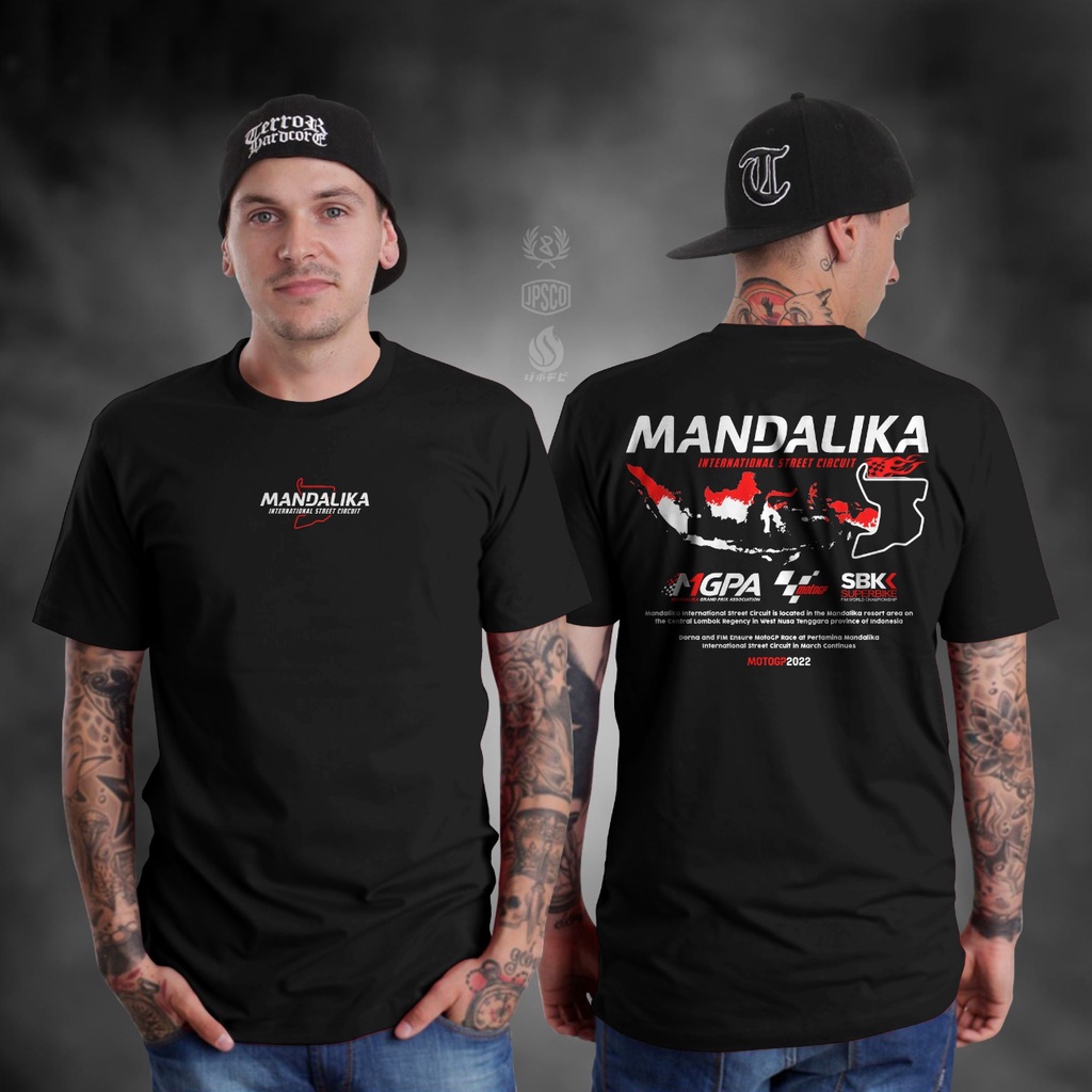 KAOS MANDALIKA SIRKUIT INTERNASIONAL MOTO GP - MANDALIKA RACING TEAM BAJU MANDALIKA