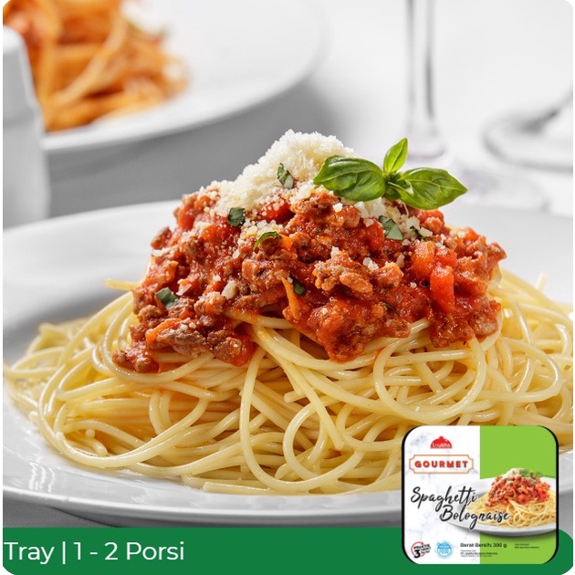 

Laukita Gourmet Spageti Bolognaise Frozen Food Pasta [300g]
