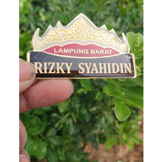 

LAMPUNG BARAT Nametag Siger 7 PEGAWAI ASN/HONOR/GURU/STAF