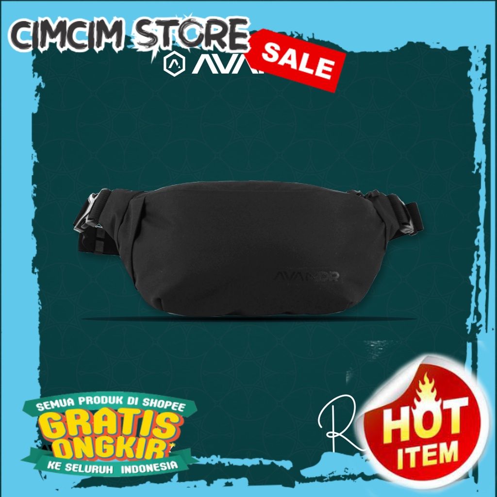 TAS WANITA DAN PRIA TERBARU TERMURAH / AVANDR 2X Matte Waist Bag Tas Pria Medium Waterproof Multifun