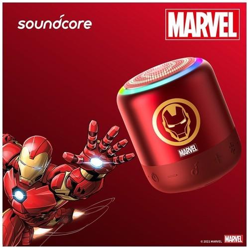 Speaker Bluetooth Superbass Anker Marvel Soundcore Mini 3 Pro Iron Man