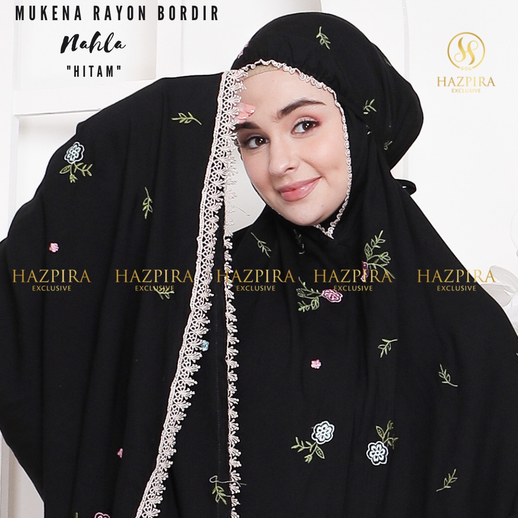 MUKENA BORDIR DEWASA RAYON NAHLA PREMIUM JUMBO