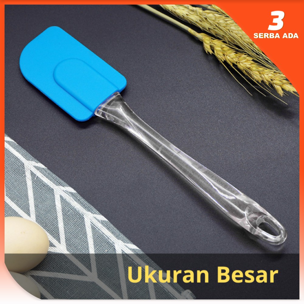 Spatula Silicon Tahan panas Ukuran Besar / Spatula Silikon Tahan Panas / Spatula Masak / Spatula Kue