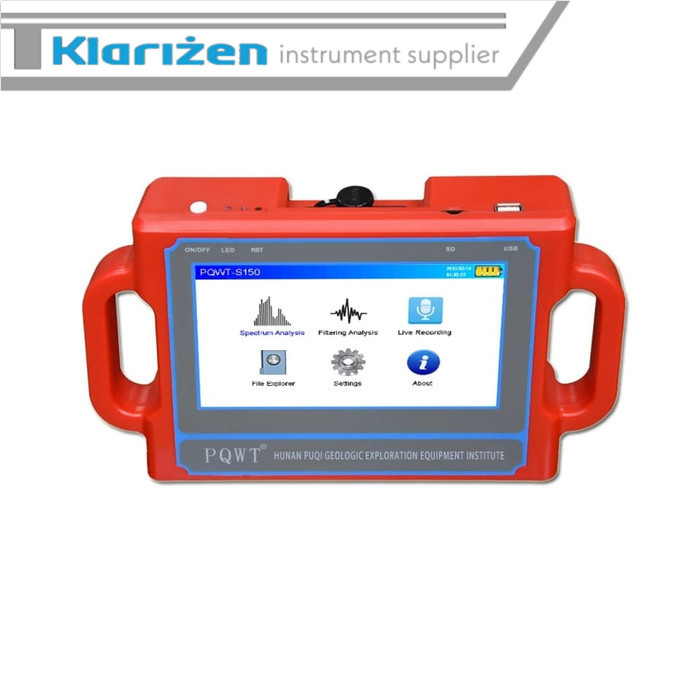 

PQWT-S Detector finding underground water and water tables 0-500m map - 150M S150