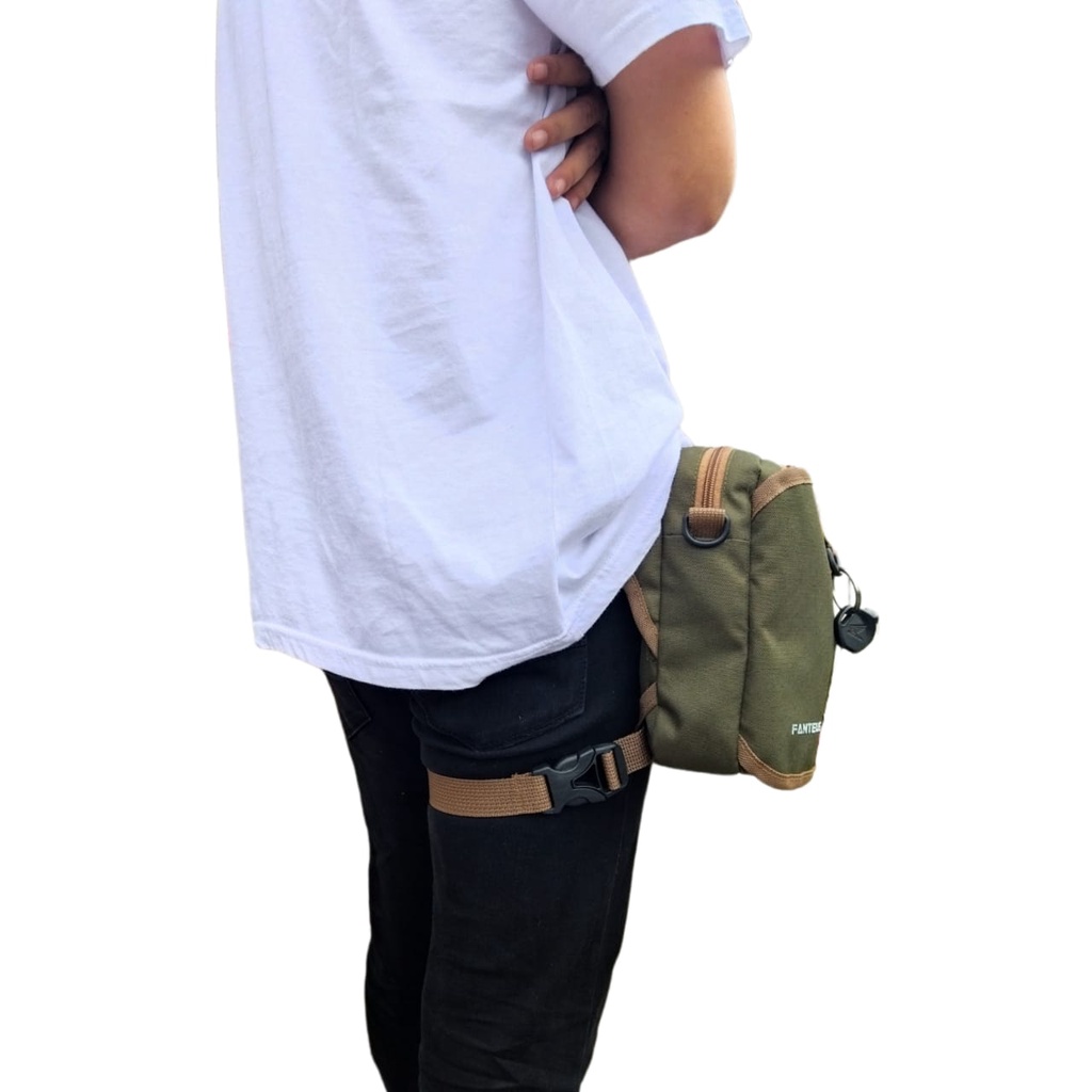 Tas Paha Meepo Tas Selempang Multyfungsi Tas Mini Outdoor Tas Touring Pria Wanita