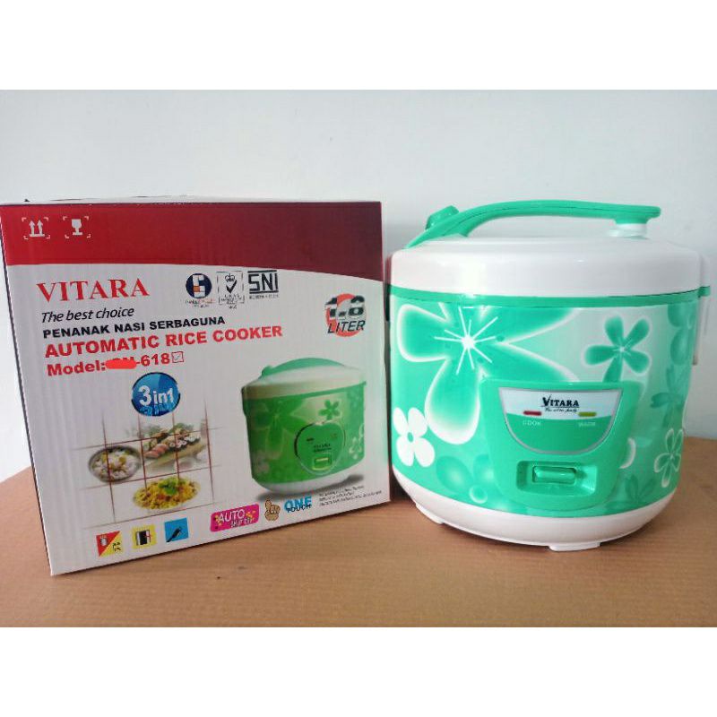 Magic Com 1,8 liter , TRISONIC  , ADVANCE  ,  VITARA 718 , Penanak nasi rice cooker magicom