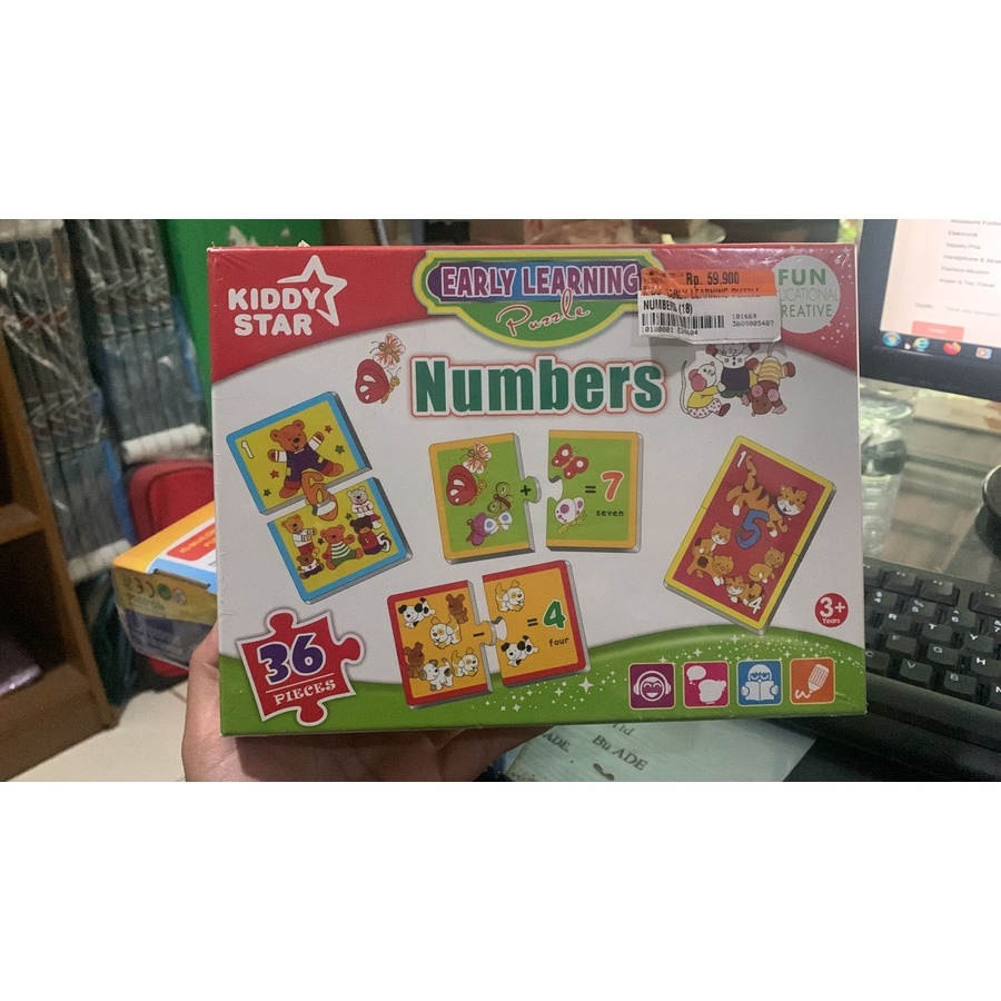 Early Learning Puzzle Numbers