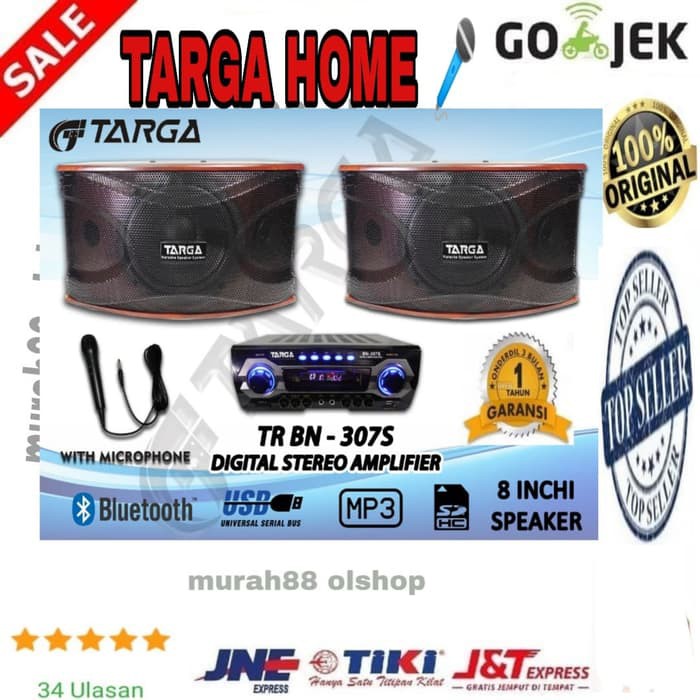 PAKET SOUND MINI TARGA BN 307 S ( 8 inch ) ORIGINAL