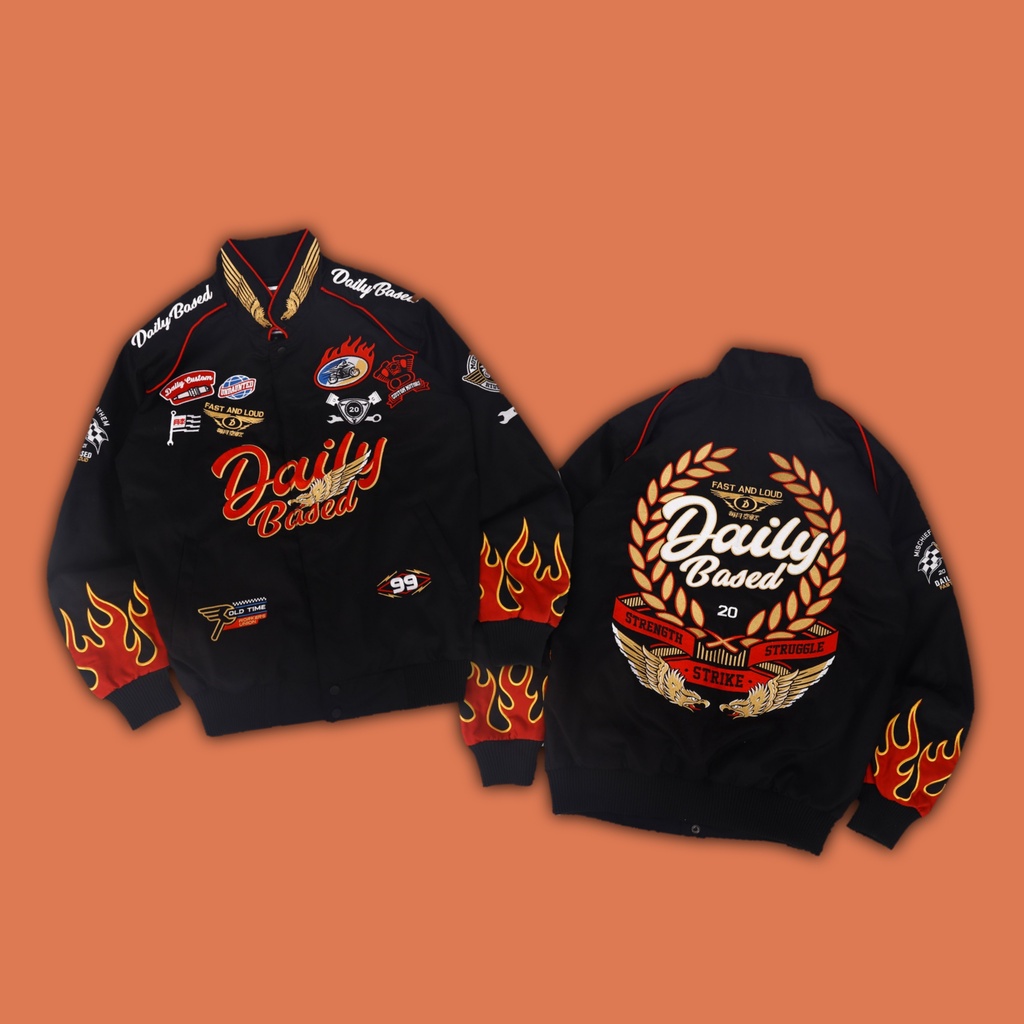 Racing Jaket Undaunted by Dailybased | Nascar Jacket