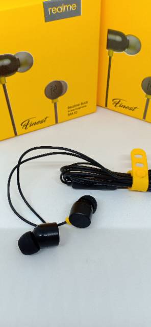 Headset earphone handfree realme buds MA10 magnet