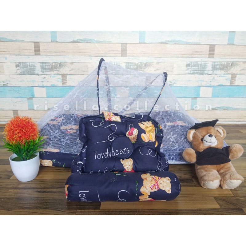 1 SET KASUR LIPAT/KASUR BAYI/TEMPAT TIDUR BAYI