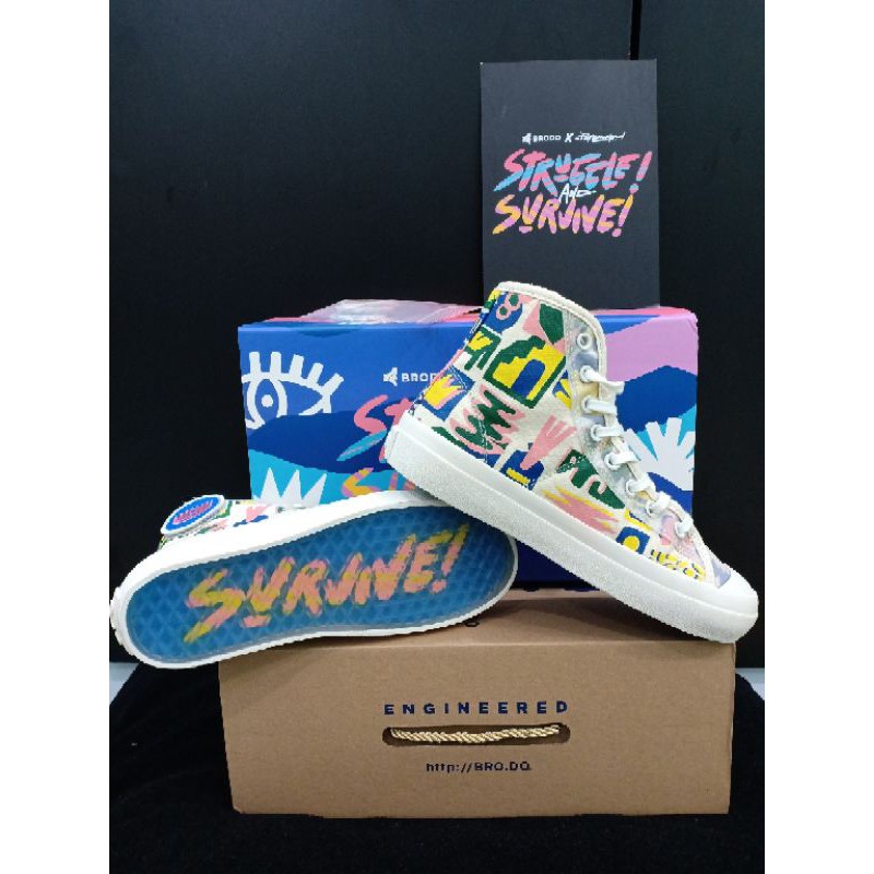 Brodo X Popomangun Vantage Hi Popo Survive - Size 37