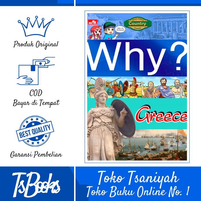 Buku Edukasi Anak Why Country Greece YeaRimDang Buku Cerita Anak Bergambar Buku Why Series