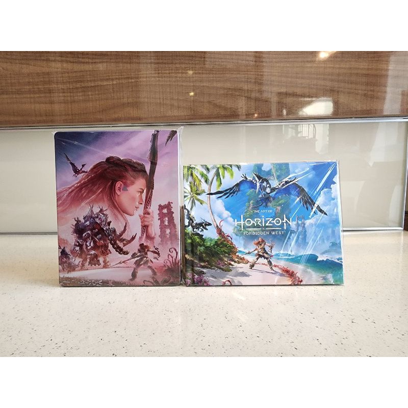 PS4 PS5 Steelcase Artbook Horizon Forbidden West Steelbook Art Book