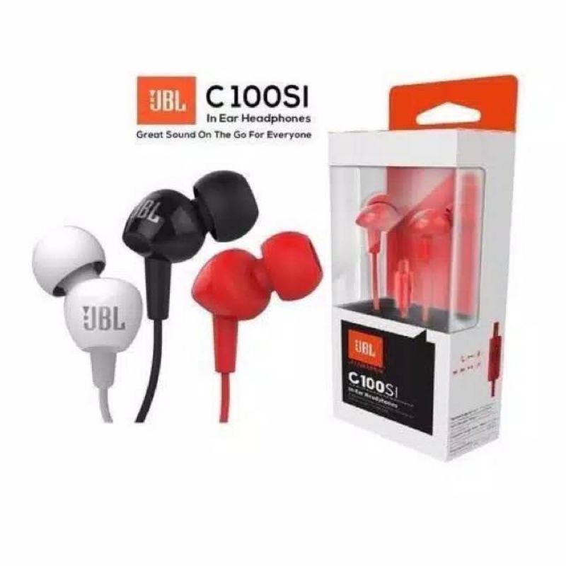 Hf Handsfree Headset JBL C100SI Mega Bass